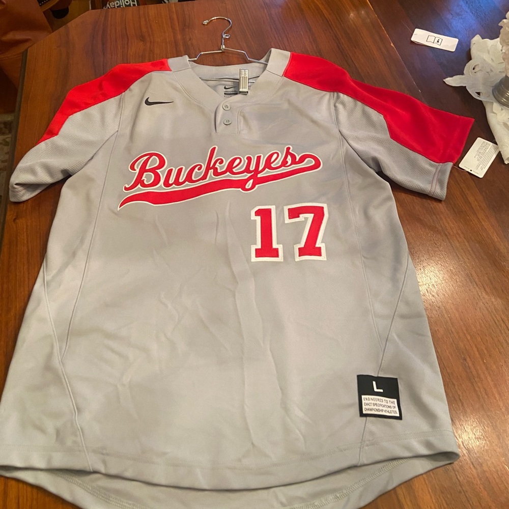 Ohio state buckeyes Nike baseball jersey player issued SAMPLE